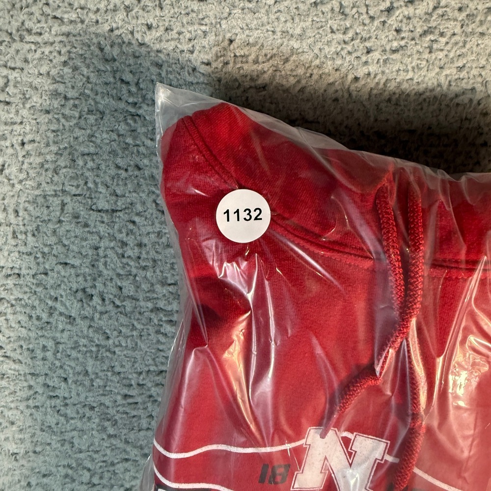 Nebraska Huskers Hoodie Mens Medium University‎ of Nebraska Go Big Red Pullover - Picture 9 of 9